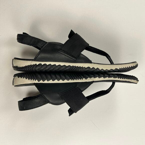 Sorel Women's Out N About Plus Thong Sandals with Ankle Strap Black Size 8 - Picture 7 of 10